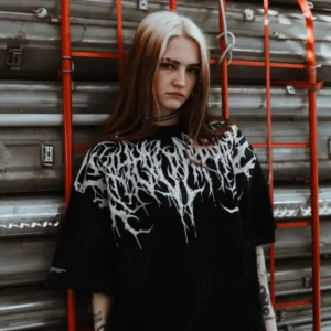 Reign Of Blood 1.0 - Heavy Oversized T-Shirt 250GSM - Image 3